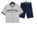Tee-shirt kaki avec culotte bleue marine